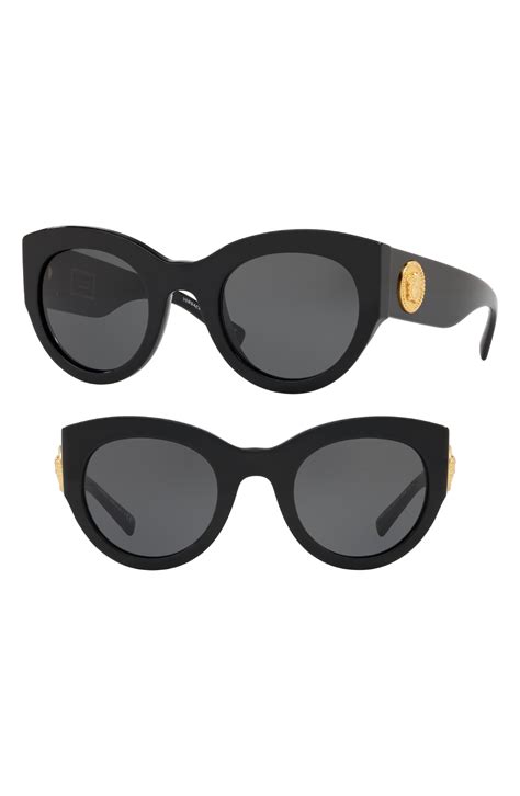 51mm cat eye sunglasses versace